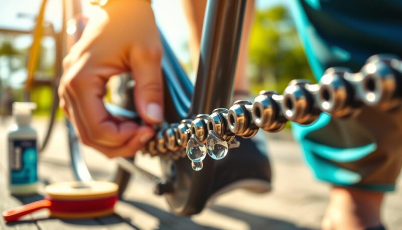 cleaning bike chain for better performance