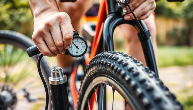 how to adjust bike tire pressure