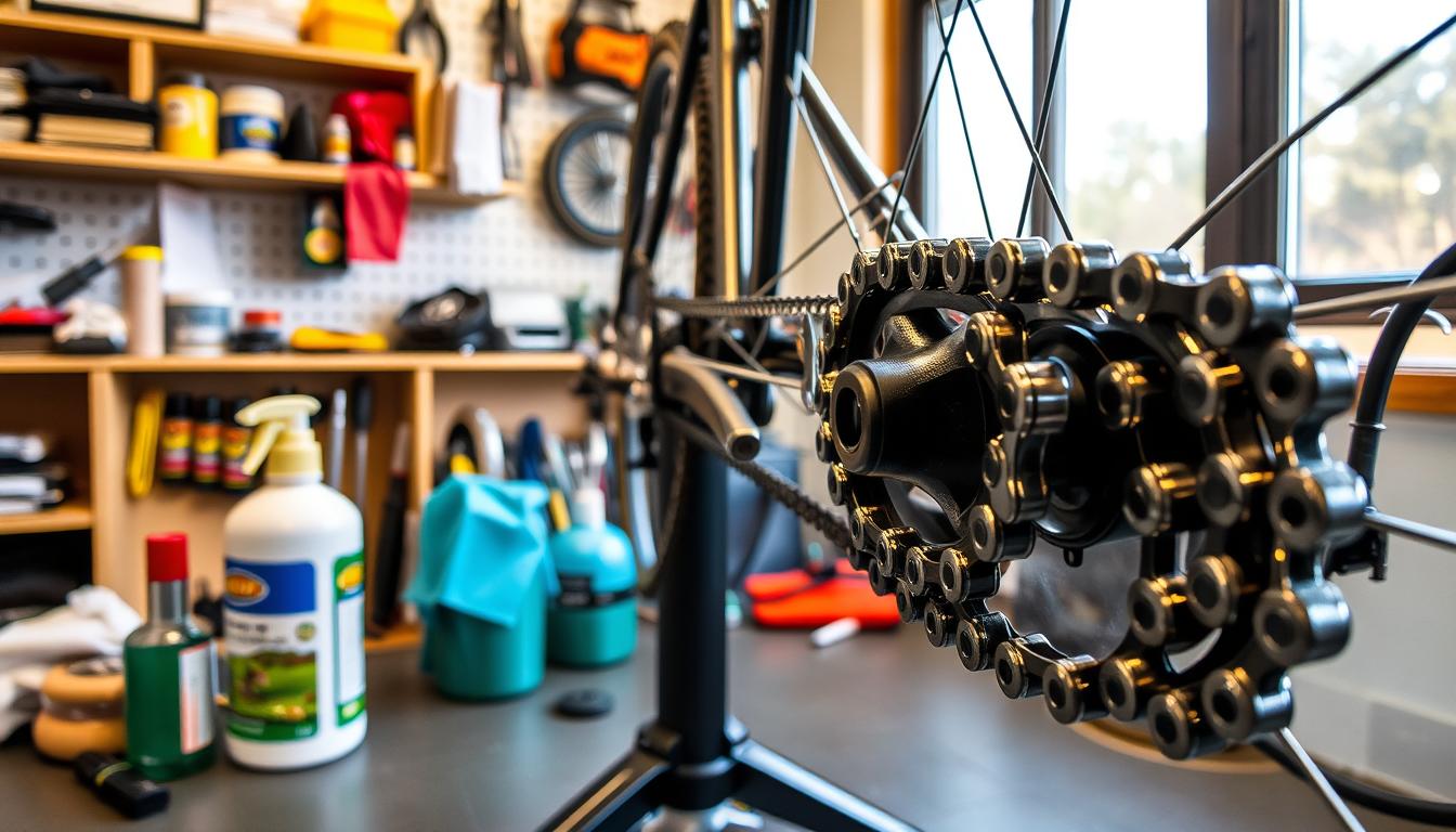 how to clean bike chain