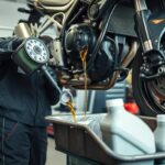 motorcycle oil change