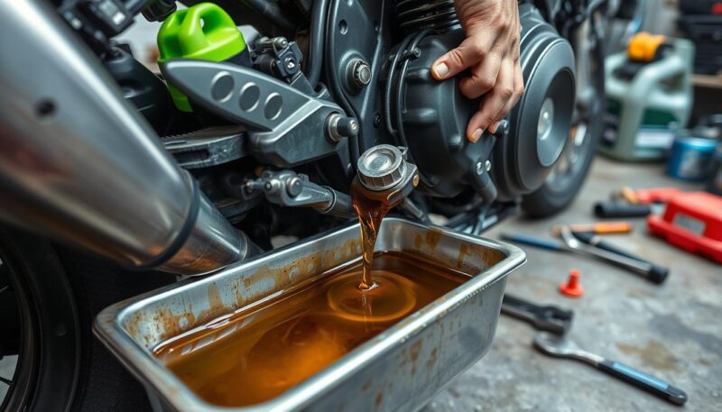 motorcycle oil change tips